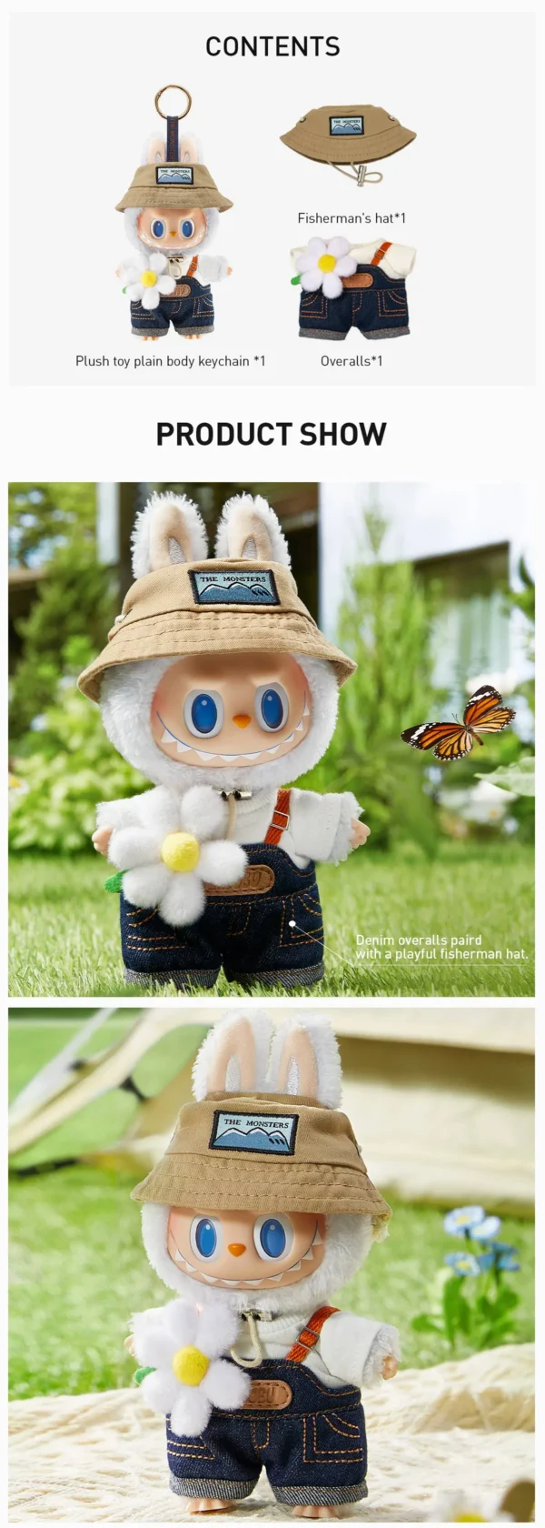 THE MONSTERS FALL IN WILD SERIES-Vinyl Plush Doll Pendant Labubu