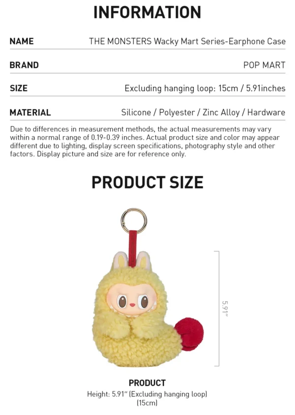 Labubu THE MONSTERS Earphone Case from Wacky Mart